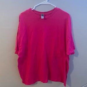 Hot pink shirt, size 2x from hobby lobby